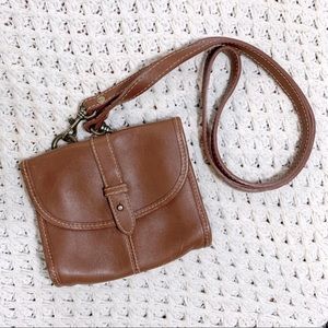 Vintage | Equestrian Leather Mini Crossbody Bag